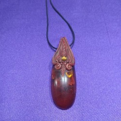 Amber "Fimo" Pendant