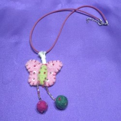 Felt Necklace from Nepal