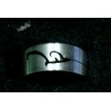 Stainless steel Rings Size 17