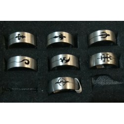 Stainless steel Rings Size 18