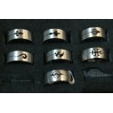 Stainless steel Rings Size 18