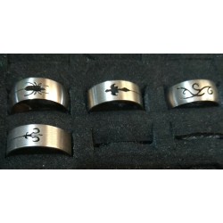 Stainless steel Rings Size 19