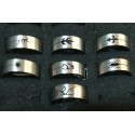 Stainless steel Rings Size 20