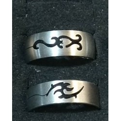 Stainless steel Rings Size 22