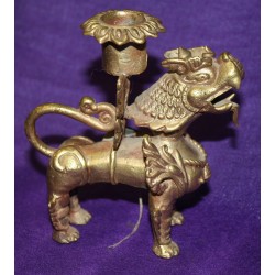 Dragondog Candleholder from Nepal