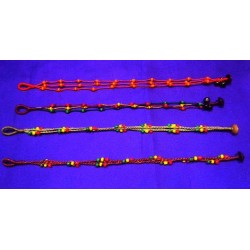 Anklet made of Thread and Beads
