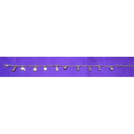 Anklet chain with findings
