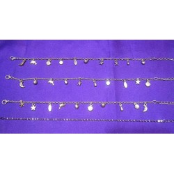 Anklet chain with findings