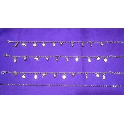 Anklet chain with findings
