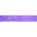 Anklet made of Waxthread and Beads