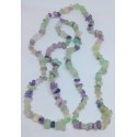 Fluorite Chip Beads string 90cm from India