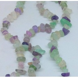 Fluorite Chip Beads string 90cm from India