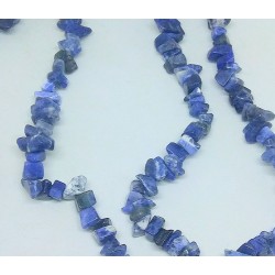 Sodalite Chip Beads string 90cm from India