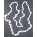 Clear Quartz Chip Beads string 90cm from India