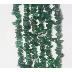 Aventurine Chip Beads string 90cm from India