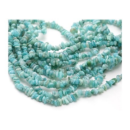 Amazonite Chip Beads string 90cm from India