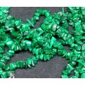 Malachite Chip Beads string 90cm from India