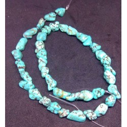 Turquoise Chip Beads string 45cm from India