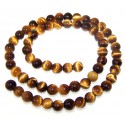 Tiger Eye Beads string 35cm from India