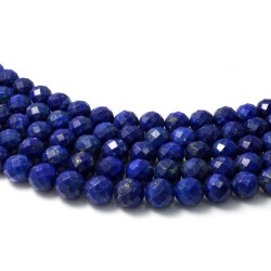 Lapis Lazuli Faceted Beads strand 39cm from India