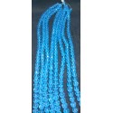 Blue Topaz Faceted Beads strand 30cm from India