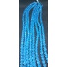 Blue Topaz Faceted Beads strand 30cm from India
