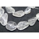 Clear Quartz Beads strand 43cm from India