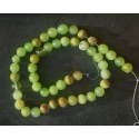 Green Jasper Beads strand 38cm from India