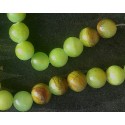 Green Jasper Beads strand 38cm from India